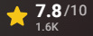 IMDb rating 7.8 out of 10